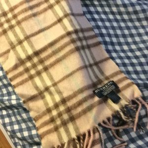 Burberry pink scarf